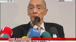 Saramago fala da Bíblia e de Deus