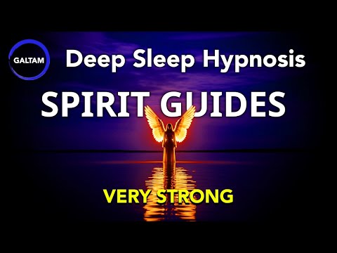 Deep Sleep Hypnosis ⚡ Meet Your Spirit Guides [VERY STRONG!]