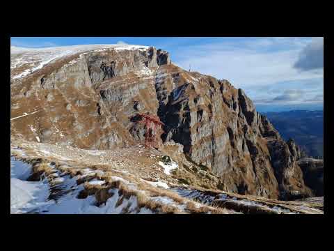 Crucea eroilor Caraiman - Bucegi  -13 noiembrie 2023 Jepii mari -Piatra arsă -Crucea eroilor.