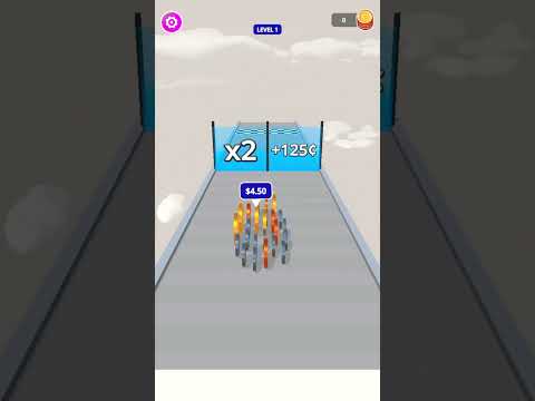 Money Rush 💸 Level 1 Max Money Very Rich!! #shorts #moneyrush #mobilegame