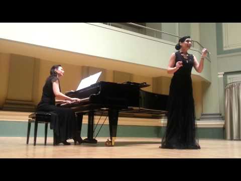 Jomante Slezaite ir Evelina Pilipaviciute B. Dvarionas "Dalios arija" is operos "Dalia"