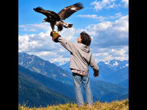 The Boy and the Eagle’s Friendship! ❤️🦅 #shorts
