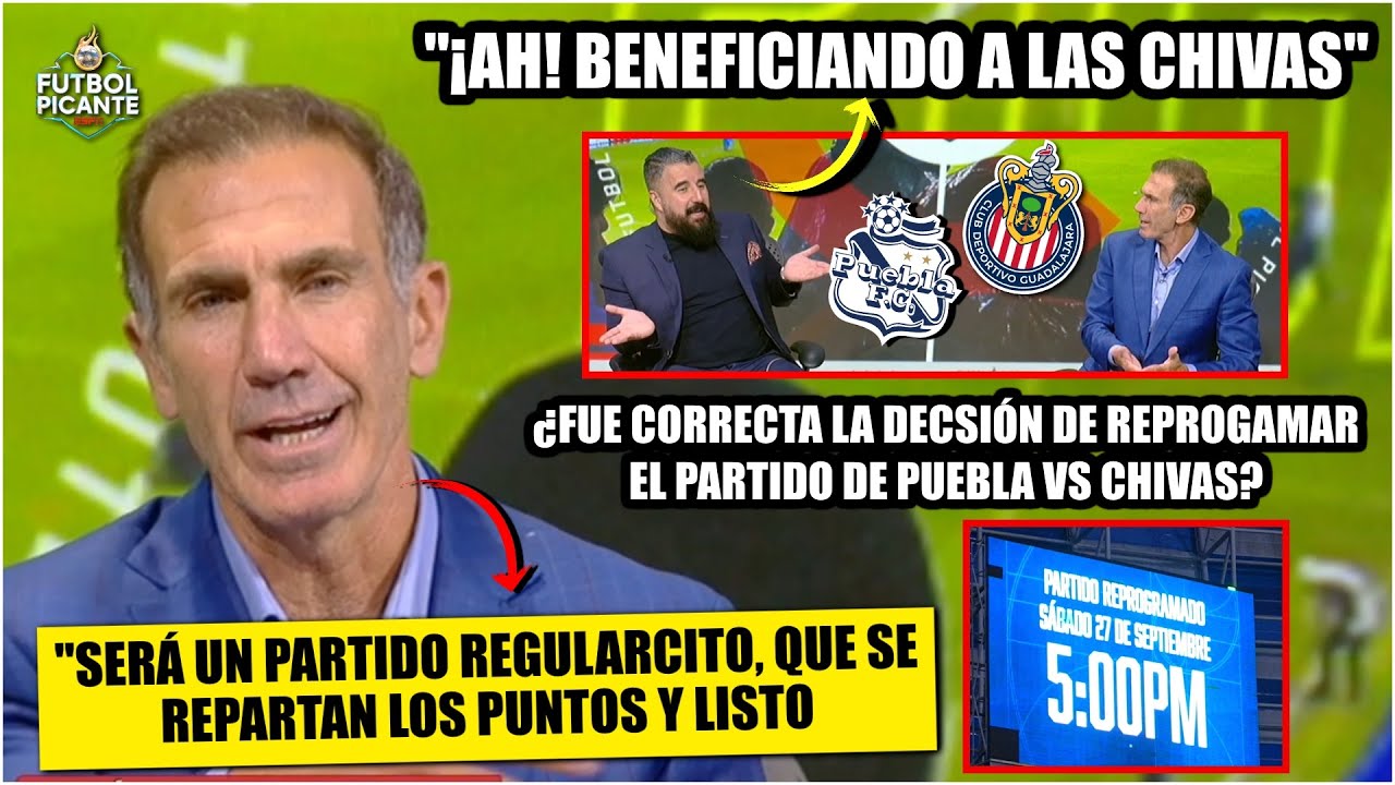 CHIVAS vs PUEBLA, APLAZADO por tormenta eléctrica. Repartan puntos, Gabriel De Anda | Futbol Picante