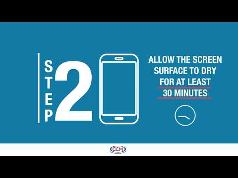 Application Instruction for Mobile Phone Coatings