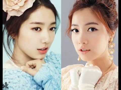 (Ex-T-ara) Hwayoung and (5Dolls) Hyoyoung twins (Look Alike) Park Shin  Hye~