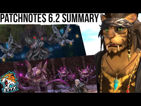 6.2 PATCH NOTES! Under 10min Summary! [FFXIV 6.2]