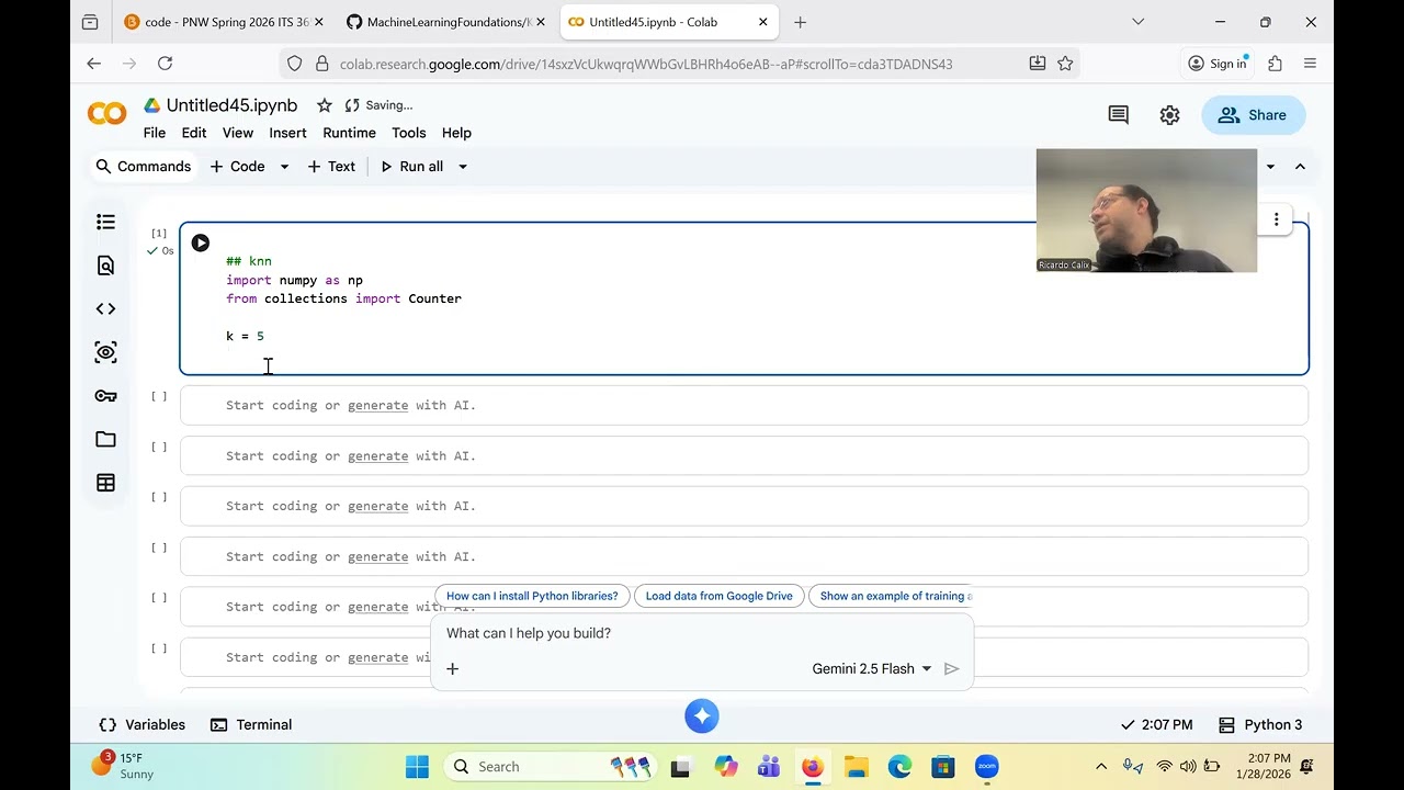 KNN from scratch in numpy