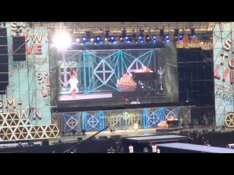 140815 Tiffany & Kangta - SMTown in Seoul