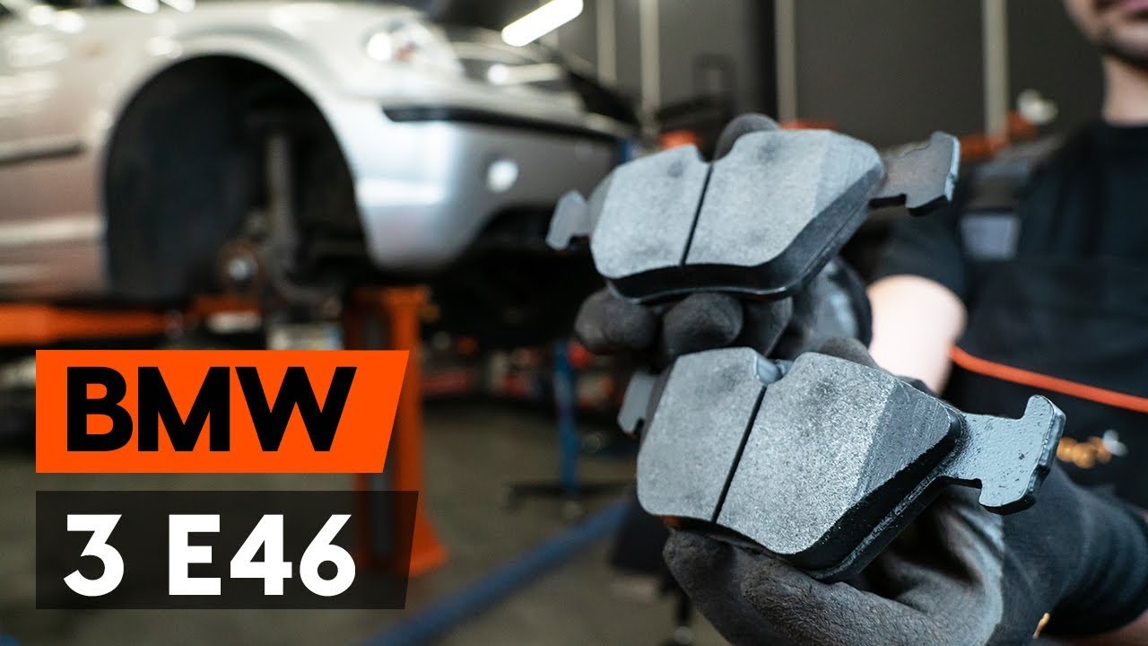 Jak vyměnit přední brzdové destičky na BMW E46 touring – návod k výměně