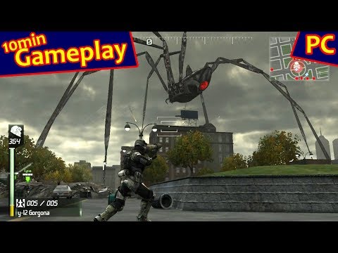 Earth Defense Force: Insect Armageddon ... (PC) [2011] Gameplay