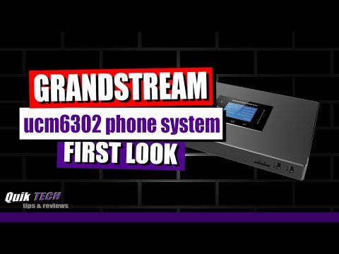 GrandStream IP PBX UCM6302 (2x FXO, 2x FXS, 150 lygiagrečių jungčių, 1000 SIP vartotojų) video
