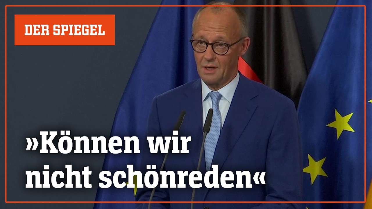 Das war die Pressekonferenz von Kanzler Merz kurz nach der Wahl | DER SPIEGEL