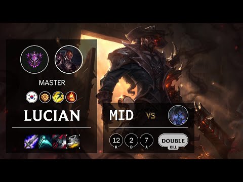 Lucian Mid vs Sylas - KR Master Patch 10.15