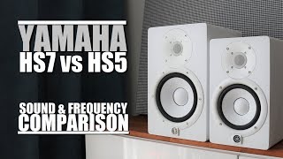 Video thumbnail for Yamaha HS7 vs Yamaha HS5  ||  Sound & Frequency Response Comparison by DSAUDIO.review