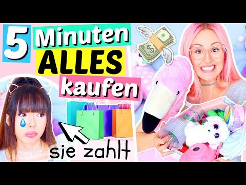 5 Minuten ALLES kaufen & BFF bezahlt 😱💰| ViktoriaSarina