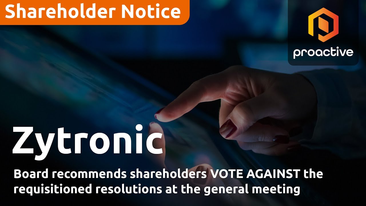 Zytronic chair urges vote against requisition moves