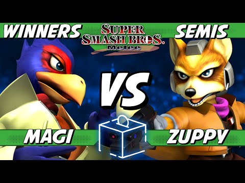 Coinbox 50 - Magi (Falco) vs Zuppy (Fox) Winners Semis - Smash Melee