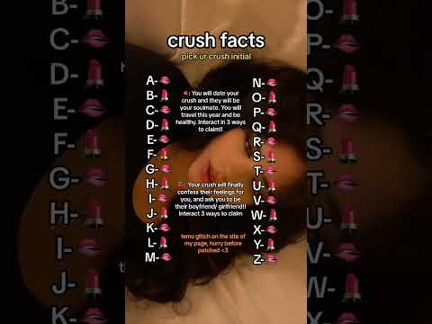 crush facts#fyp #crush #sad #love#fy #fyp #yoursign #initials