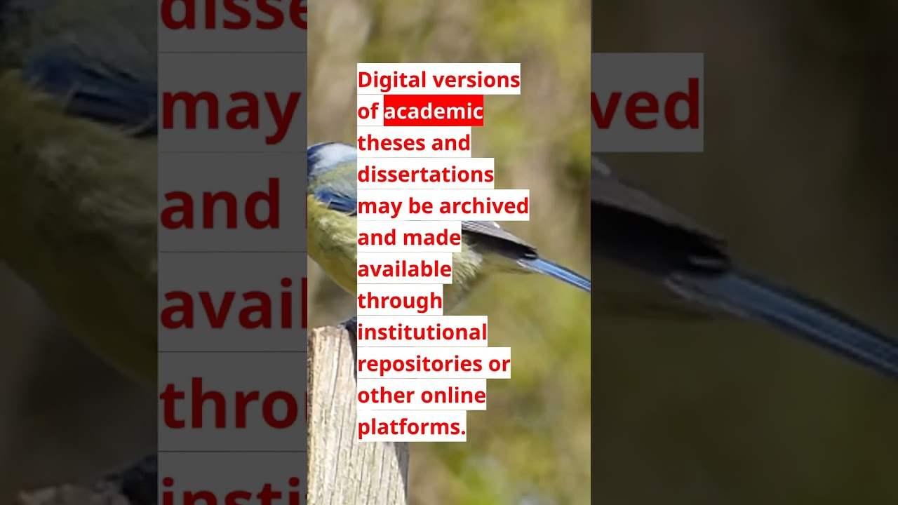 What are Electronic Theses and Dissertations (ETD)?