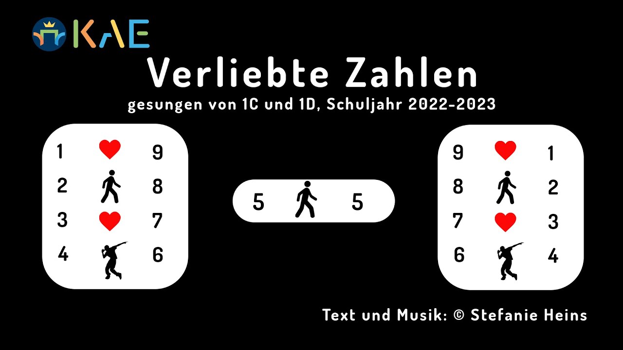 Verliebte Zahlen - Das Lied