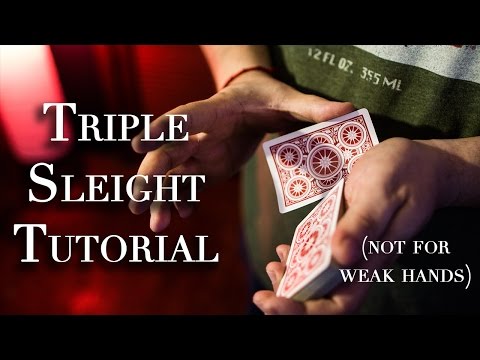 Triple Knuckle Busting Card Tutorial (not for the weak of hand)