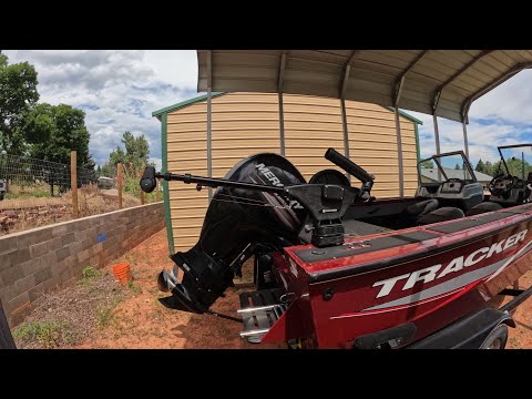 Cannon Uni Troll 10 STX Manual down-rigger installation on tracker boat