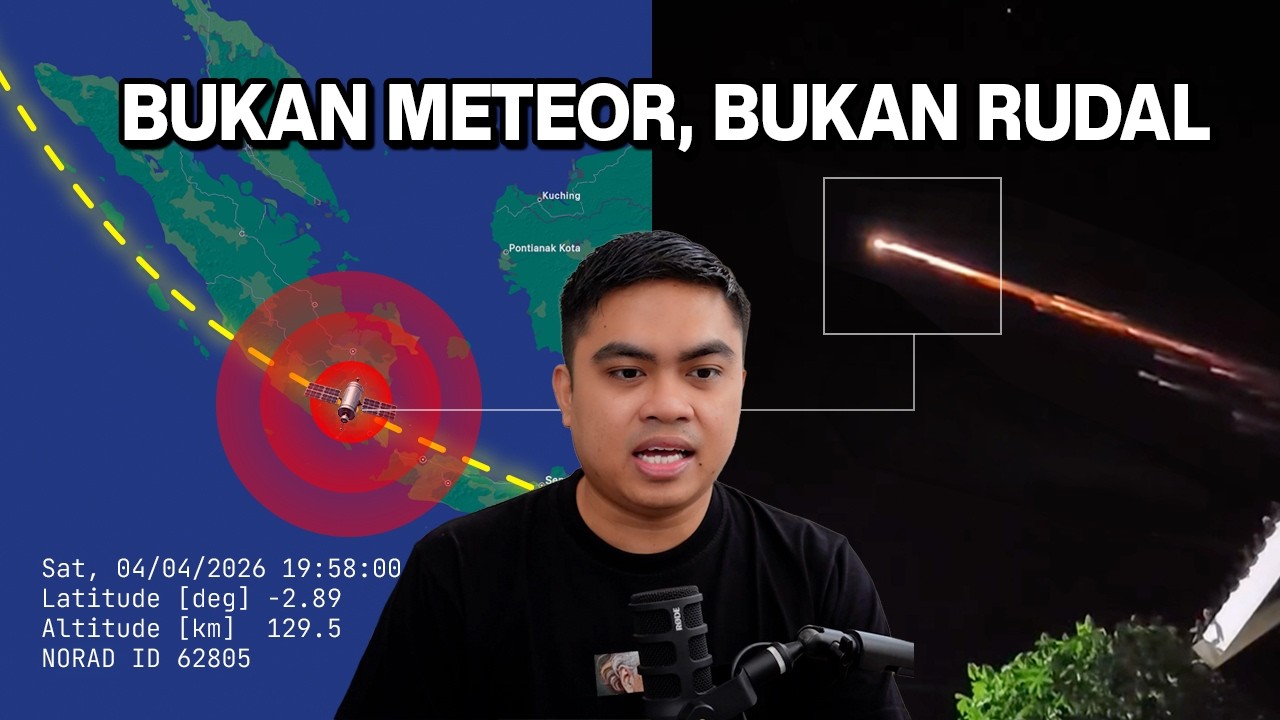 Benda apa yang sebenarnya melintas di langit Lampung ini?