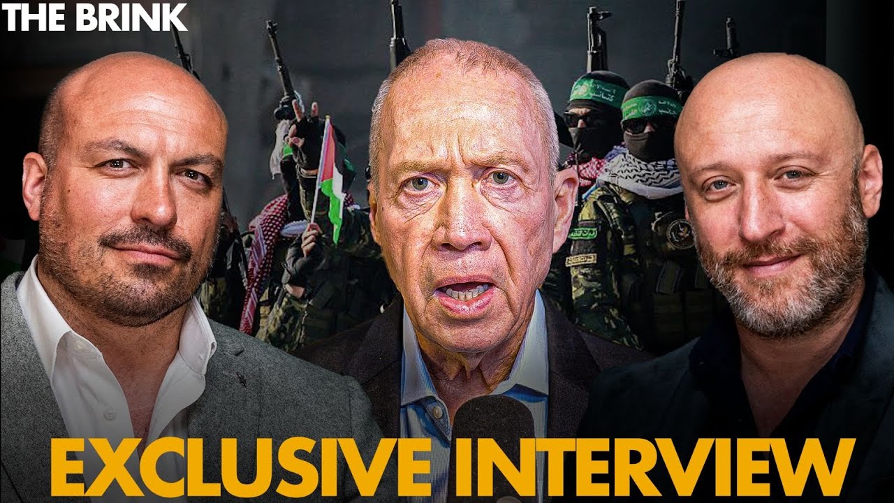 צילום פודקאסט שר הביטחון יואב גלנט