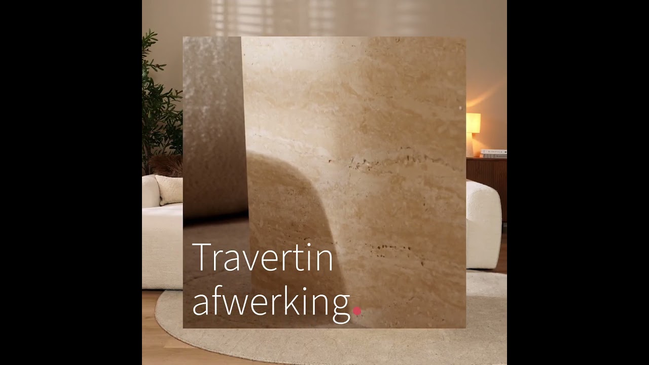 Salontafel/element Ace travertin 75x75x40