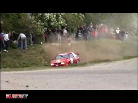 AUTOTV: Ivo Kilpis crashes on Rally Talsi 2008