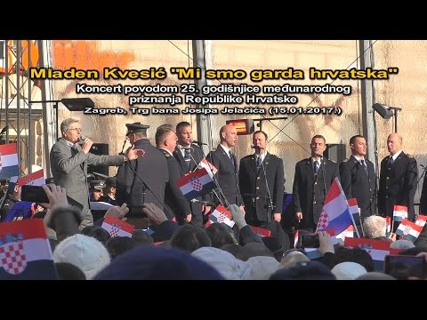Mladen Kvesić - "Mi smo garda hrvatska" (Zagreb, TBJJ 15.01.2017.)