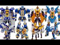 Super 10 Robot Transformation DRACUS KONGOR WHITEHORN LYCAN Comparison Of 4 Transformations