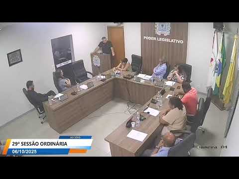 29ª SESSÃO ORDINÁRIA - 2025 | Câmara Municipal de Guairaçá-PR.