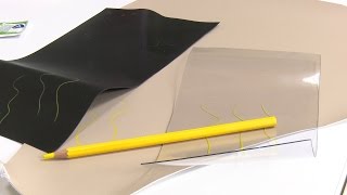 Fabric Marking Pencil Yellow Demo