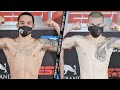 OSCAR VALDEZ VS. JAYSON VELEZ - FULL WEIGH IN & FACE OFF VIDEO