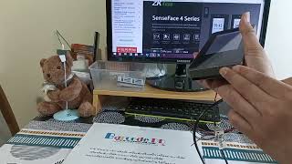 รีวิว สาธิต ทดสอบ Zkteco Face scan SenseFace 4A เครื่องสแกนหน้า และนิ้ว ลงเวลา WIFI