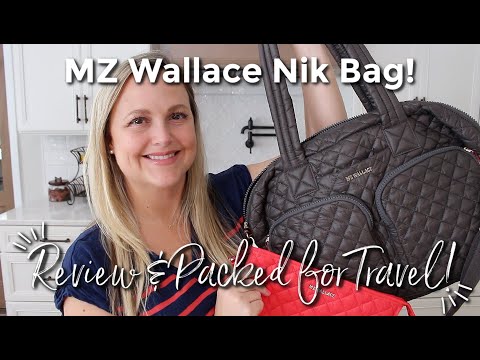 MZ WALLACE | NIK Review, On the Body & What's In My Travel Bag! | GatorMOM