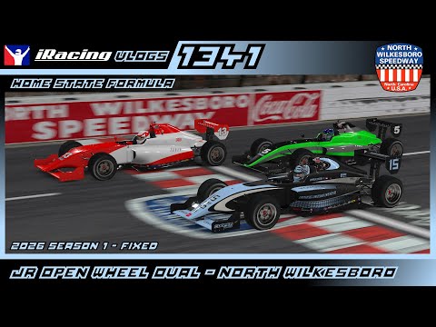 Home State Formula - Jr Open Wheel Oval @ North Wilkesboro - Fixed - iRacing Ep. 1341