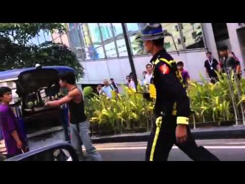 Ayala jeepney driver vs passenger