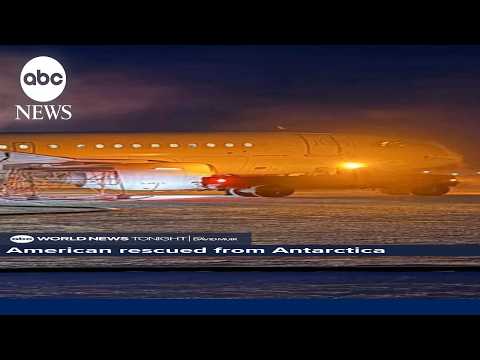 Daring rescue to save American in freezing, dark Antarctic abyss