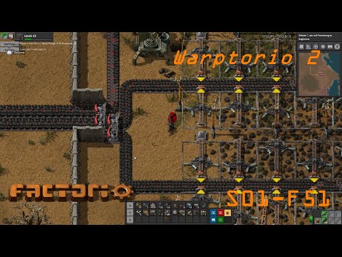 Doppelband für mehr Kohledurchsatz - Factorio-Warptorio 2 Lets Play [S01-E51] [German/Deutsch]
