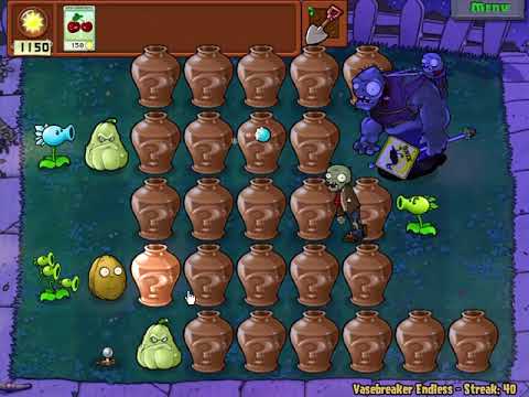 Plants vs Zombies Vasebreaker Endless 1-60.