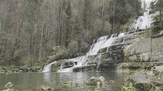 Gorge de l'Orbe & Saut du Day Waterfall in 4K (Pure Nature Sounds)