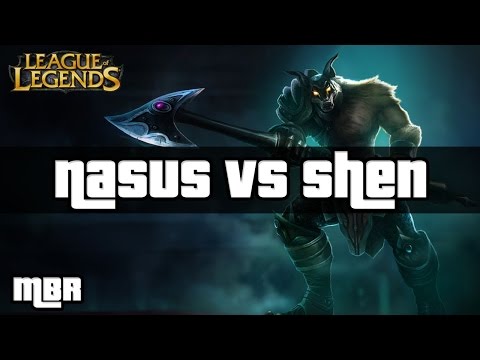 DreadKnight Nasus Vs Shen (Grasp Of The Undying) | League Of Legends | HD