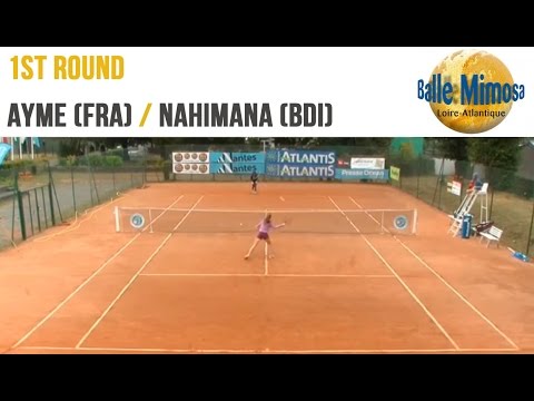 AYME (FRA) vs NAHIMANA (BDI) Round 1 - Center court