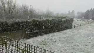 preview picture of video 'Snow in Co. Meath, 1st March 2015'