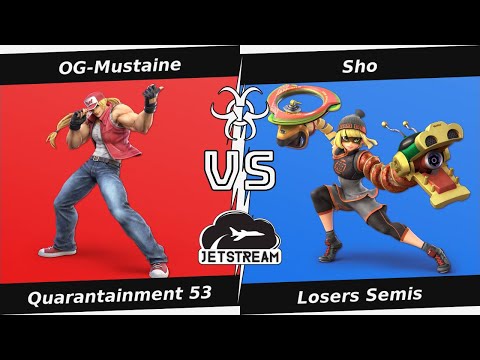 Quarantainment 53 Losers Semis - OG-Mustaine (Terry) Vs. Sho (Min Min) Smash Ultimate - SSBU