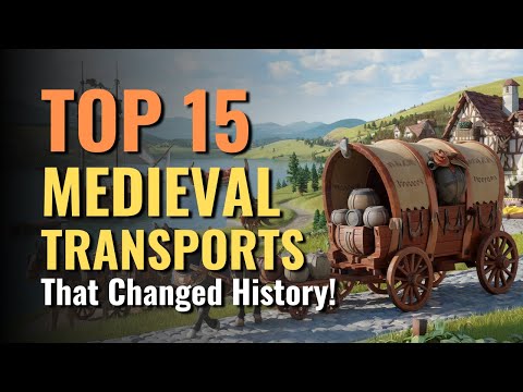 🏰15 Medieval Transportation Methods That Shaped History | Medieval Age Mysteries