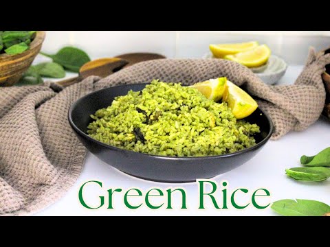 Green Rice Recipe | A Quick Delicious & Healthy Way to Use Your Tired Greens!