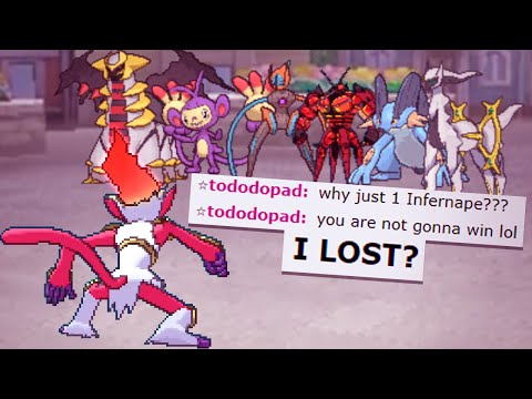 EPIC SHINY INFERNAPE 🔥 pokemon showdown SWEEP